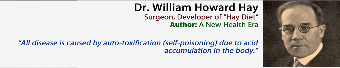 11. Dr William Howard Hay